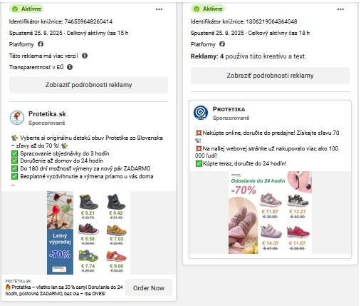 Podvodné reklamy na výpredaj