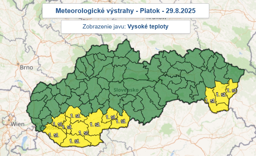 Predpoveď počasia na koniec