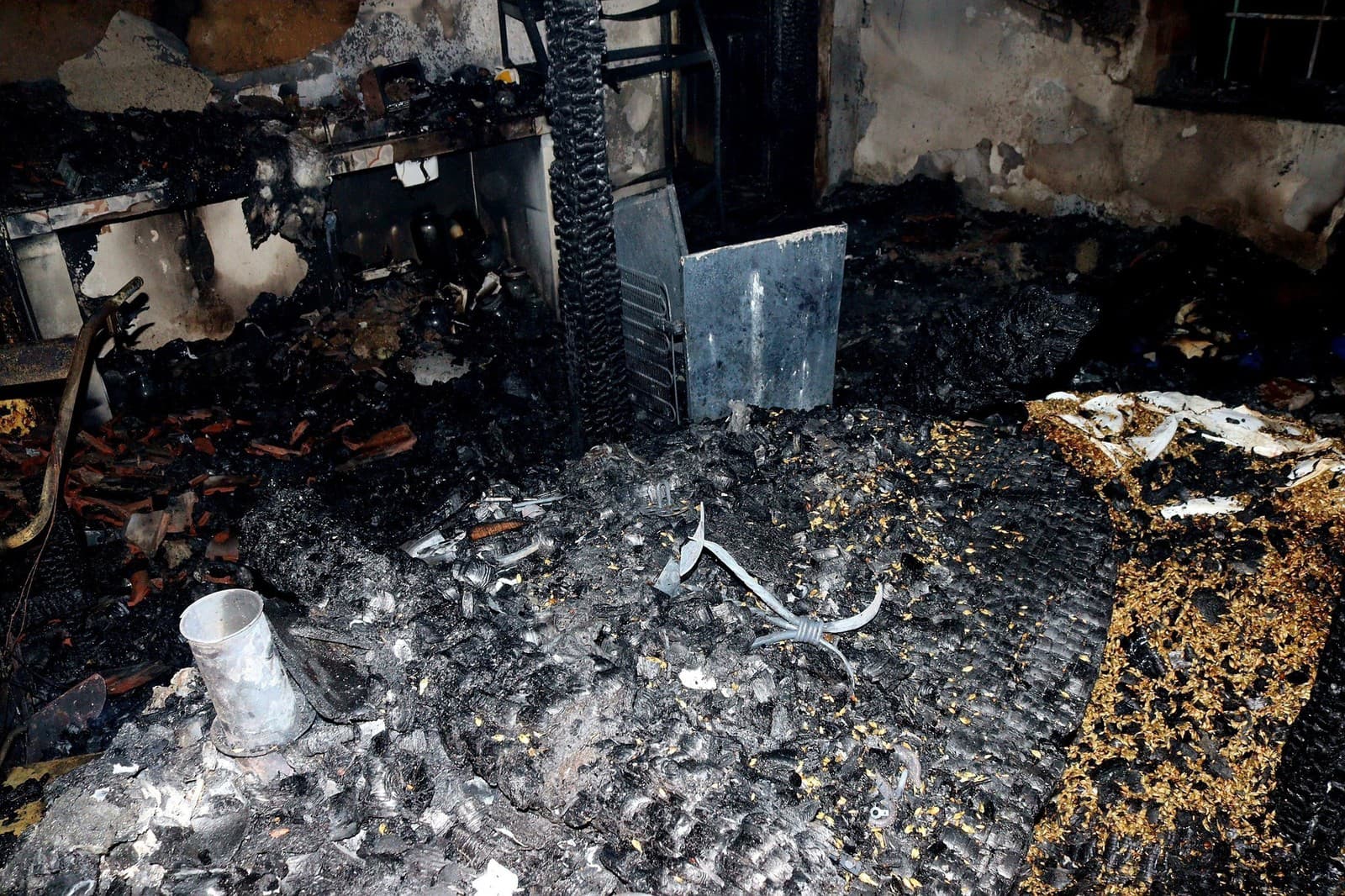 Požiar chaty v Dolnom