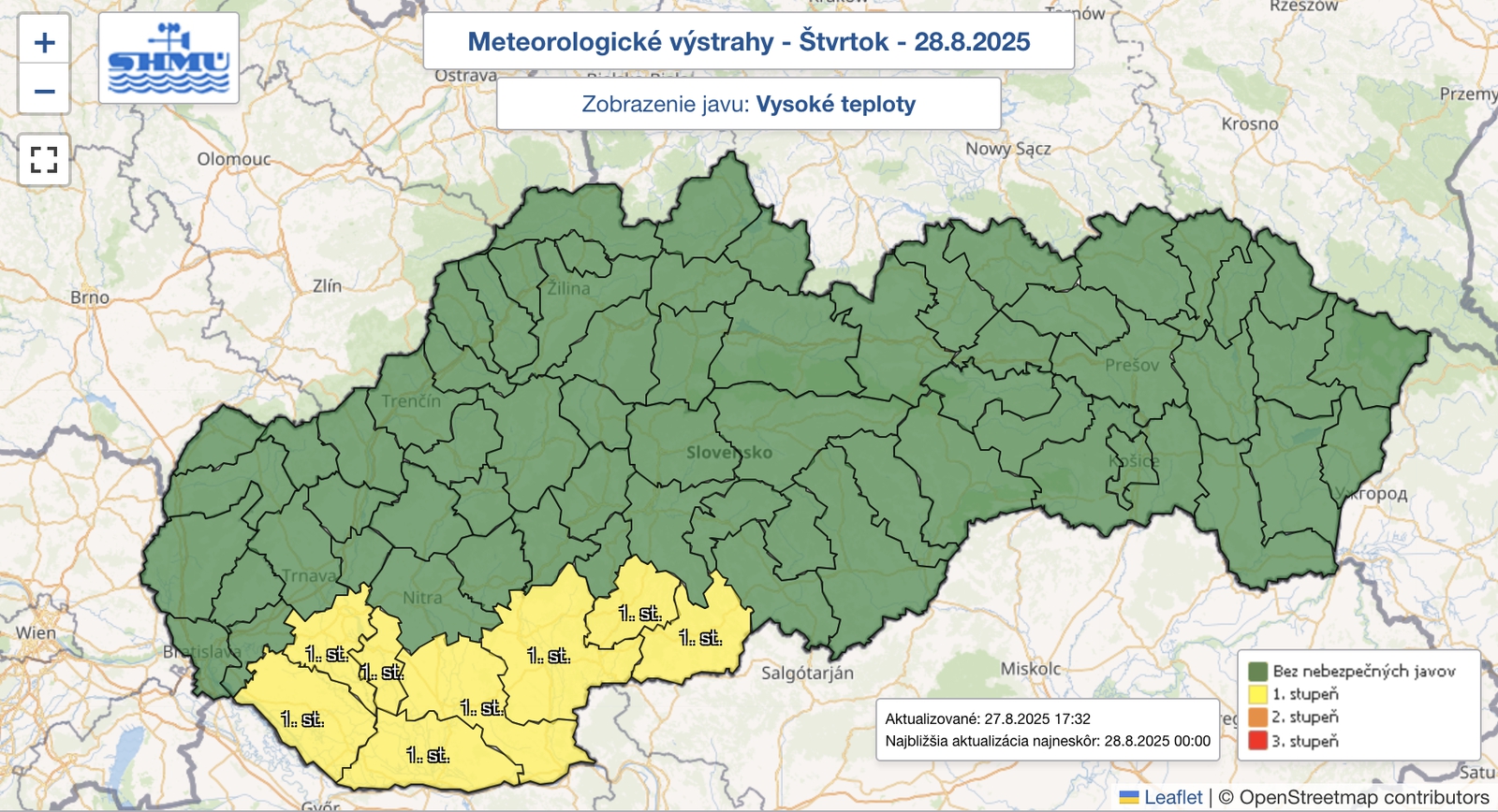 Horúčavy aj silný vietor: