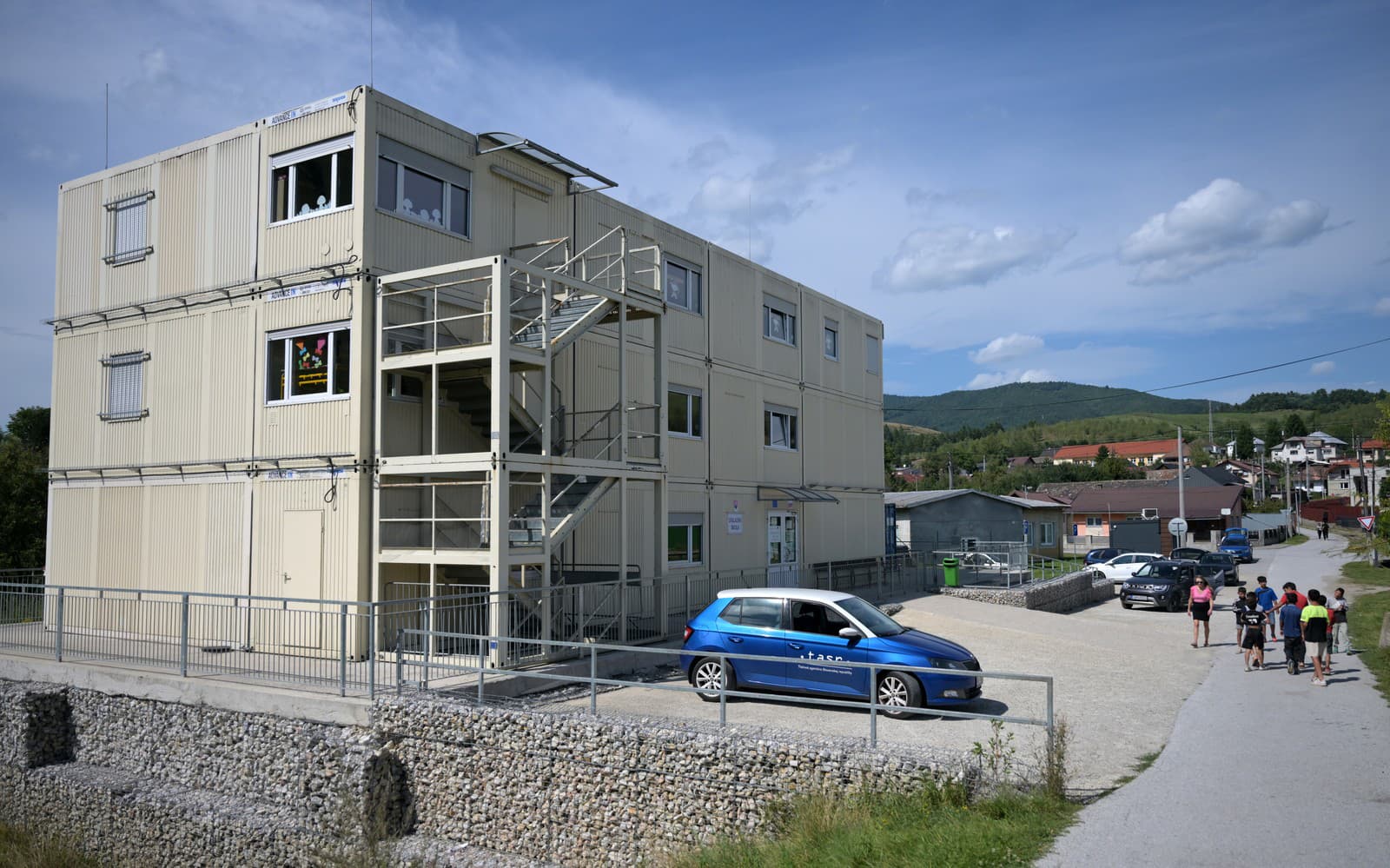 Kontajnerová škola v obci Richnava