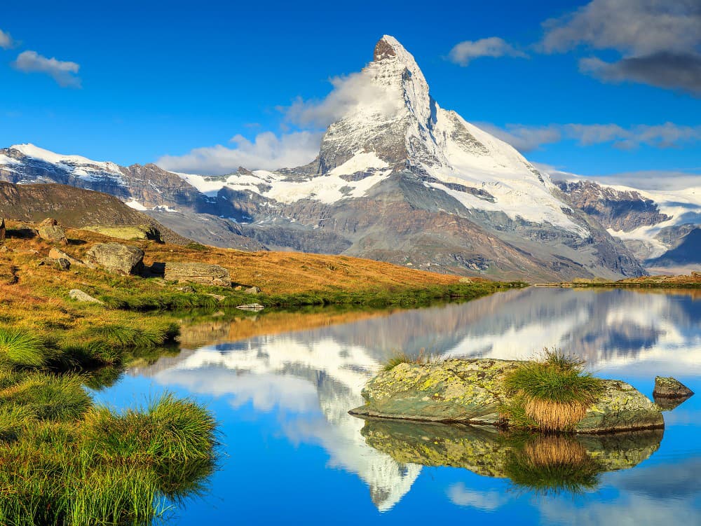 Matterhorn, Švajčiarsko a Taliansko