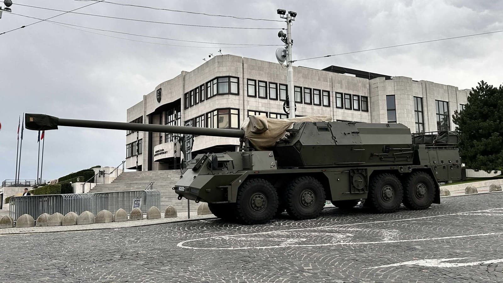 Prezidentský palác v sobotu