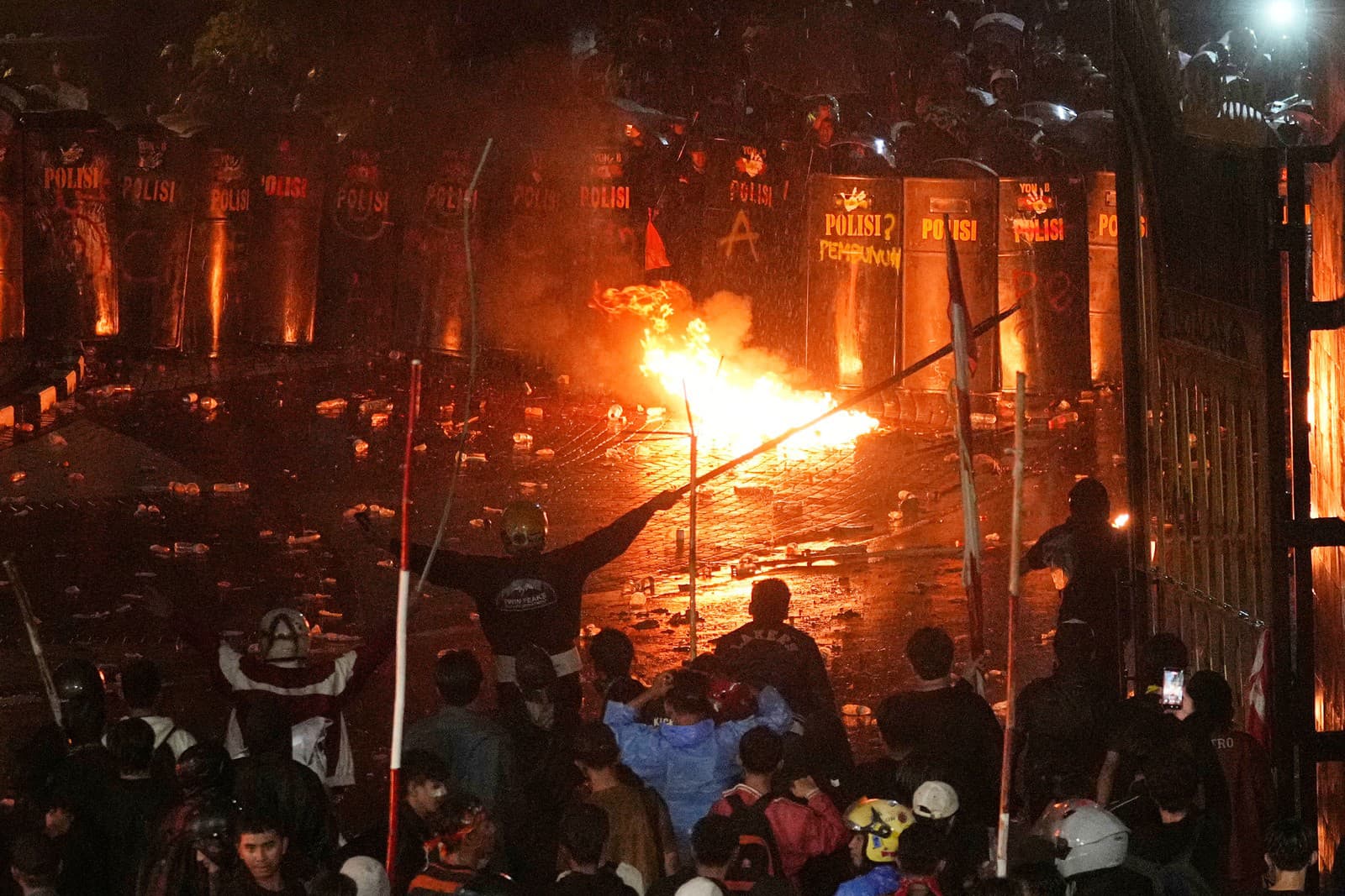 Protivládne protesty v Indonézii