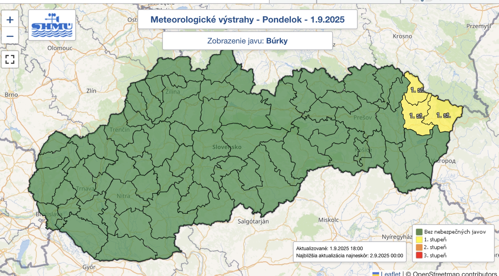 V TÝCHTO okresoch hrozia