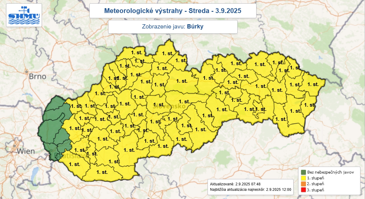 Smeruje k nám studený