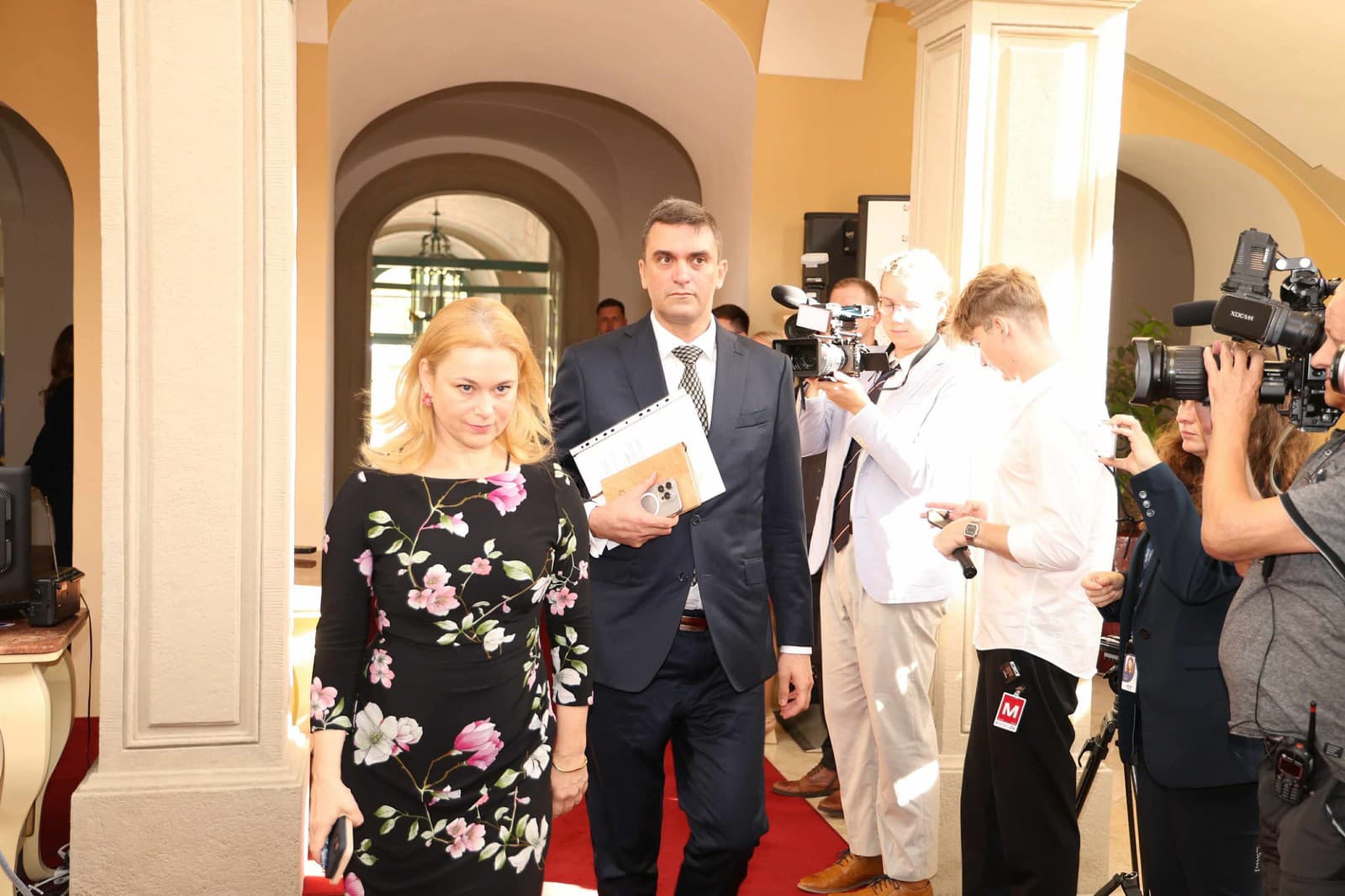 Pellegrini v paláci po