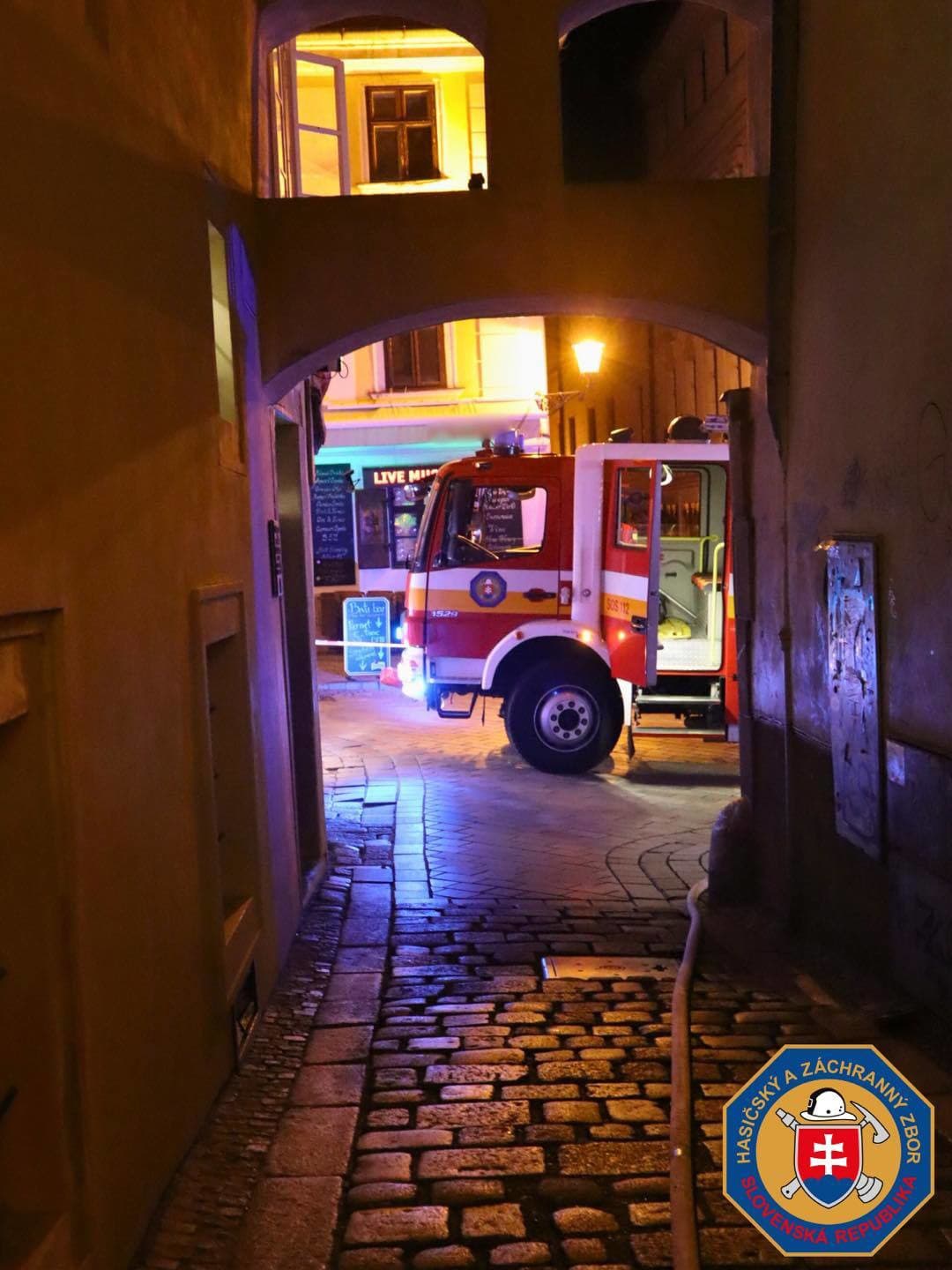 V centre Bratislavy horel