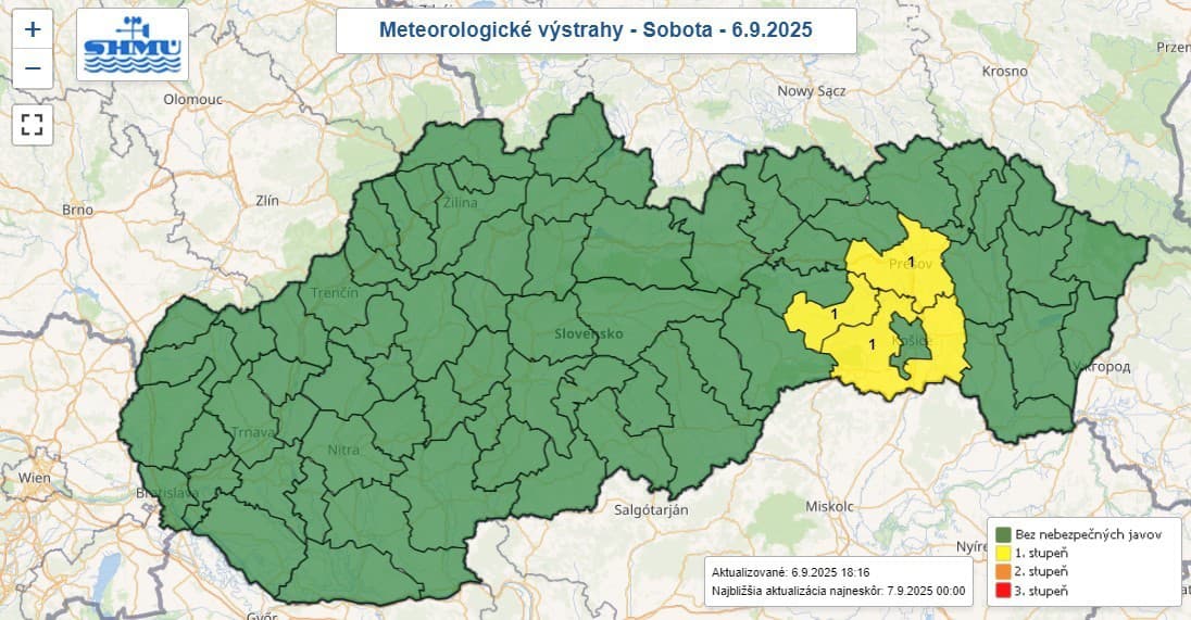 Meteorológovia varujú pred prívalovou