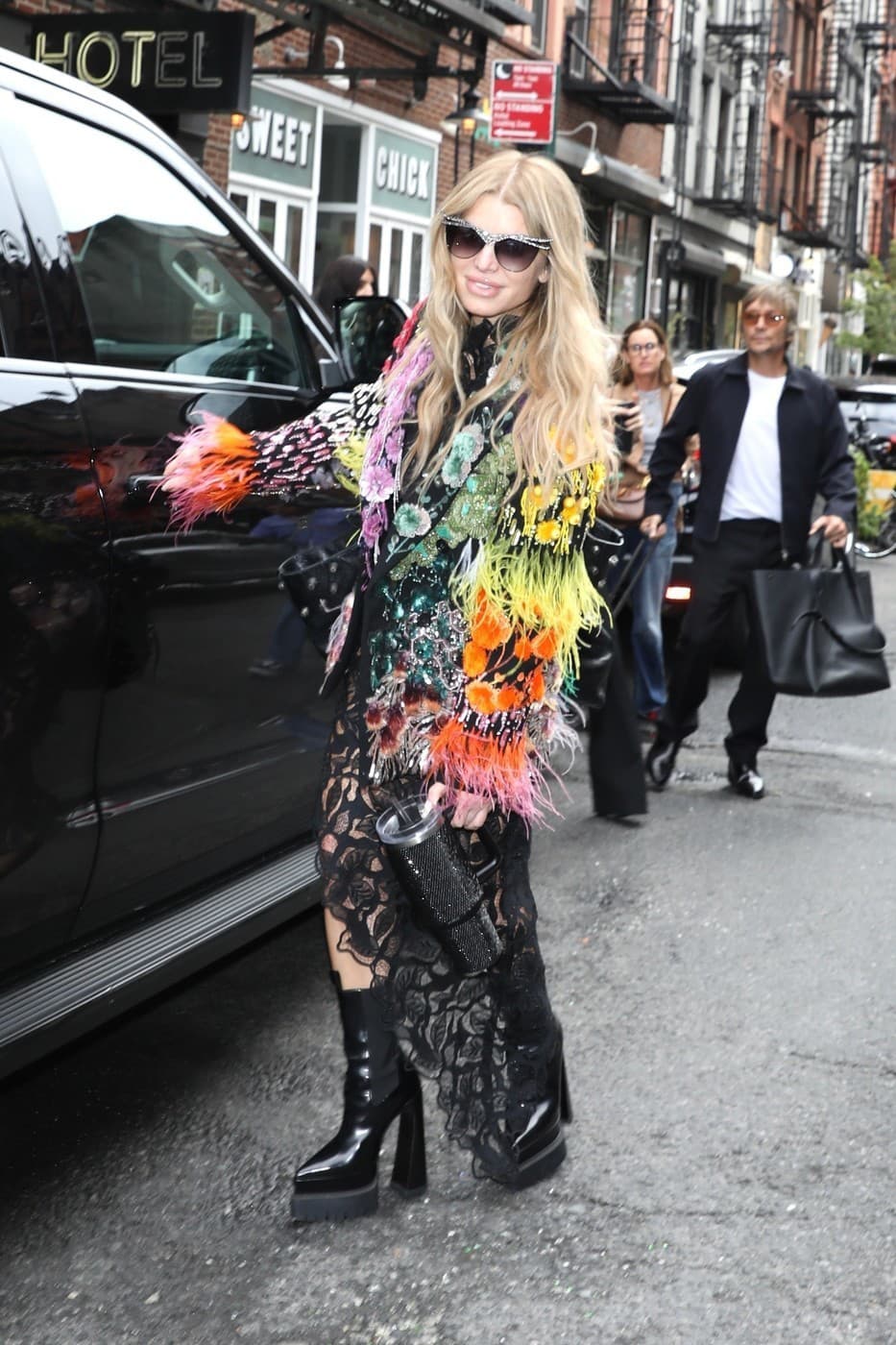 Slávna speváčka v uliciach: