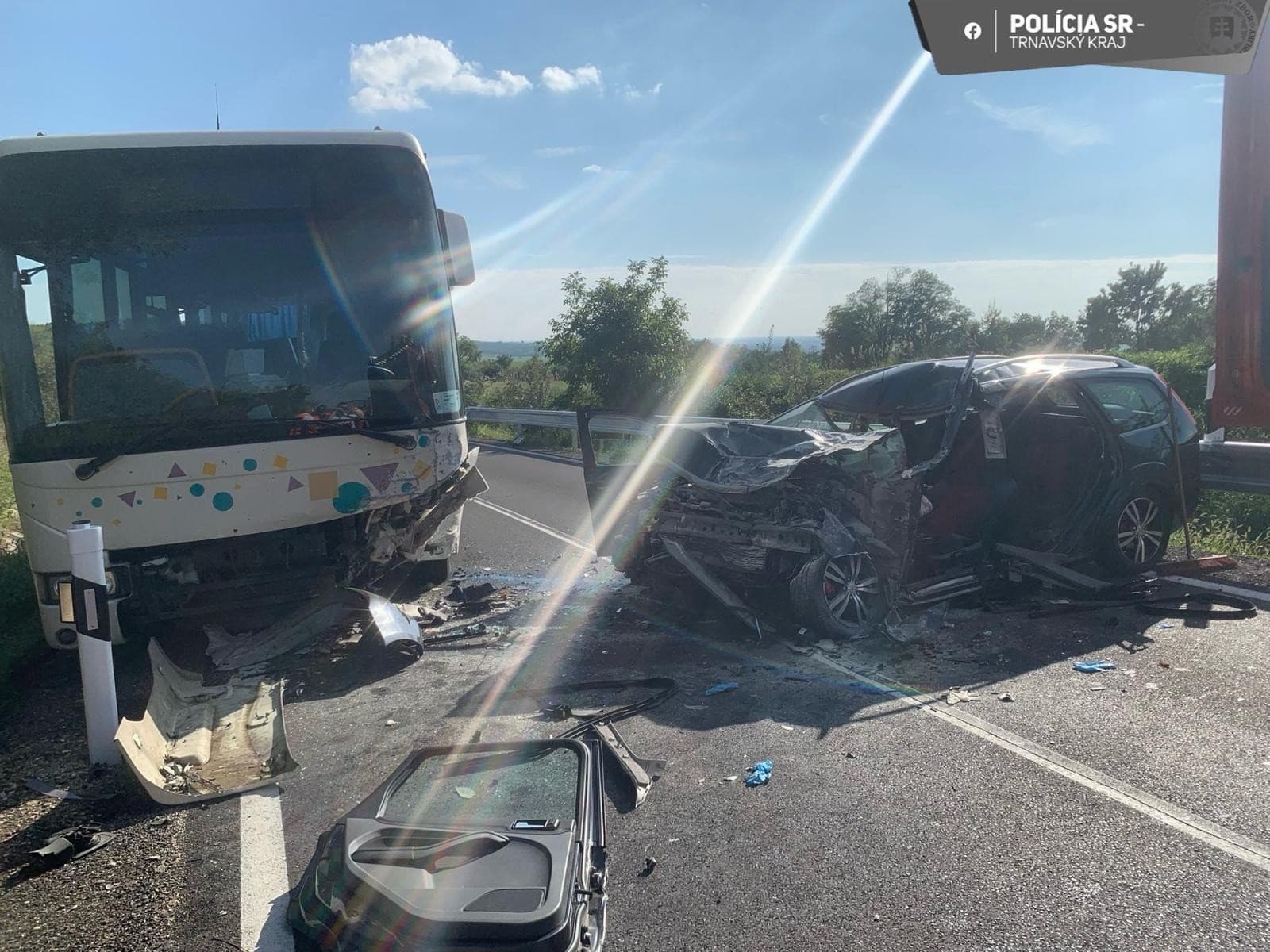 Vážna nehoda pri Hlohovci!