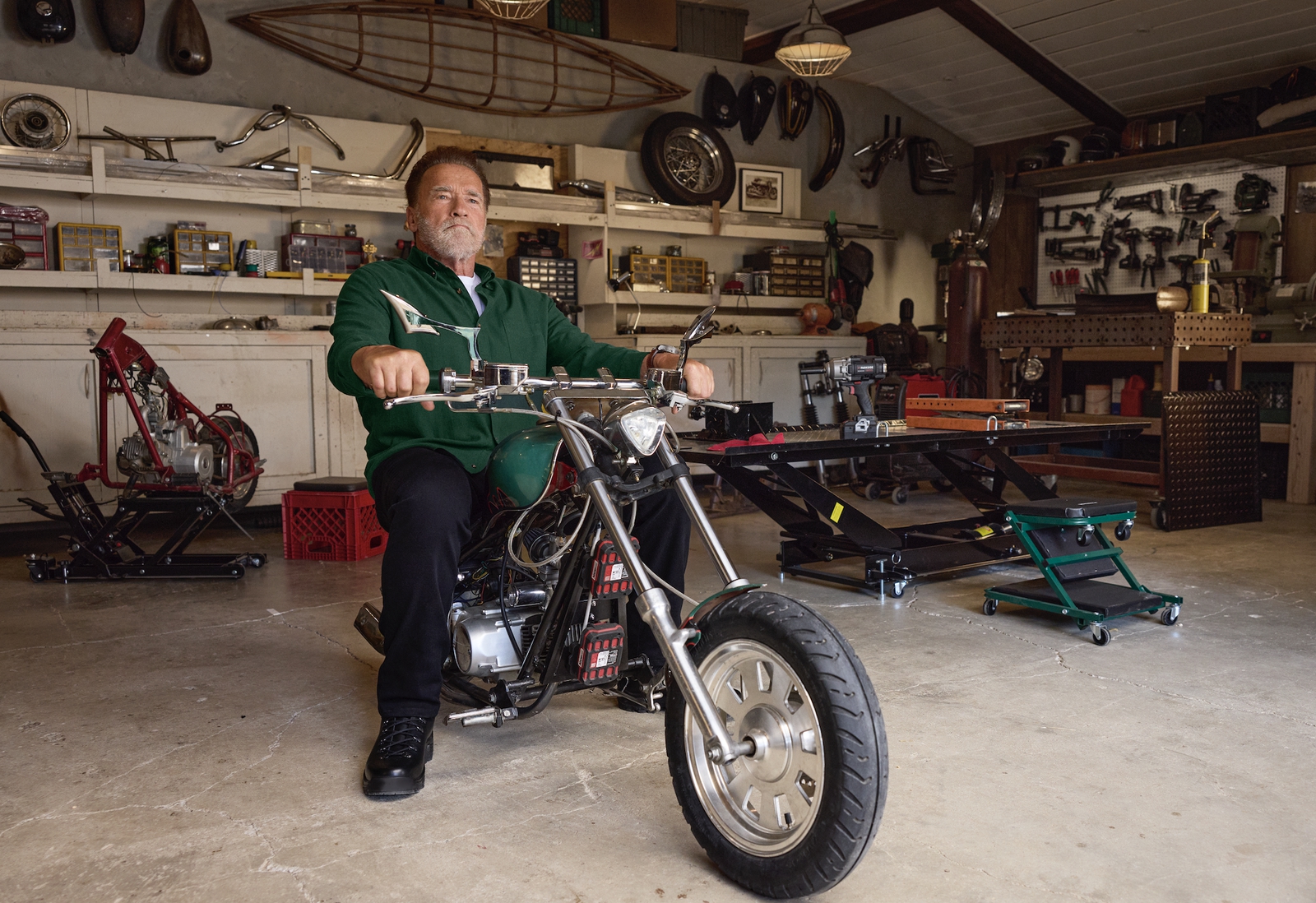 Schwarzenegger ukázal svaly aj