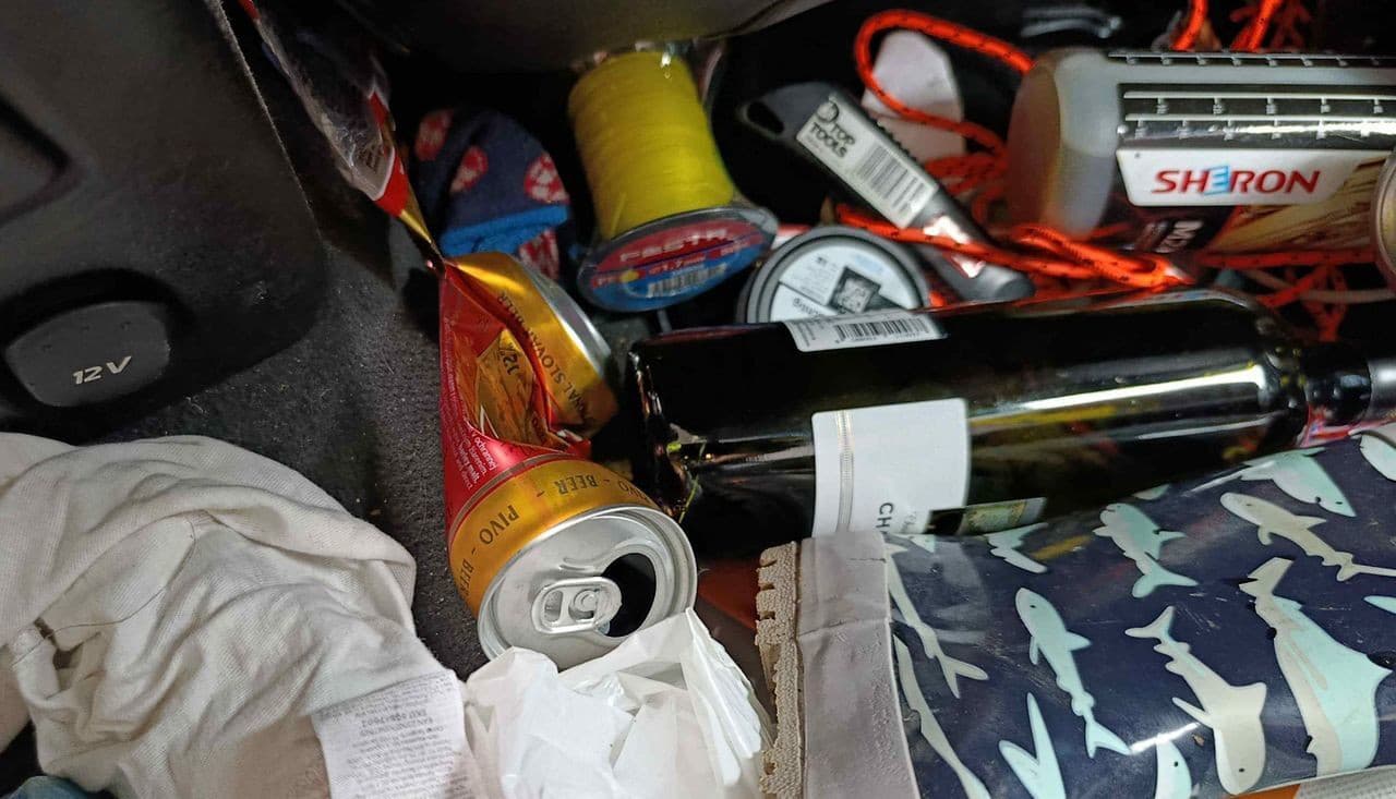 Muž na diaľnici nabúral