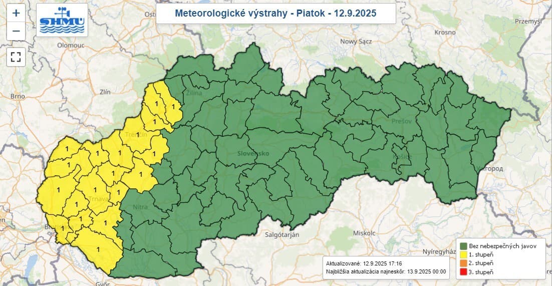 Na západe platia od