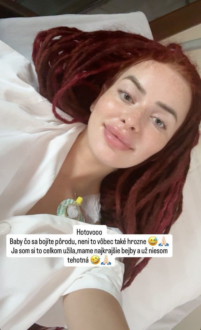 Rachel Karnižová porodila syna