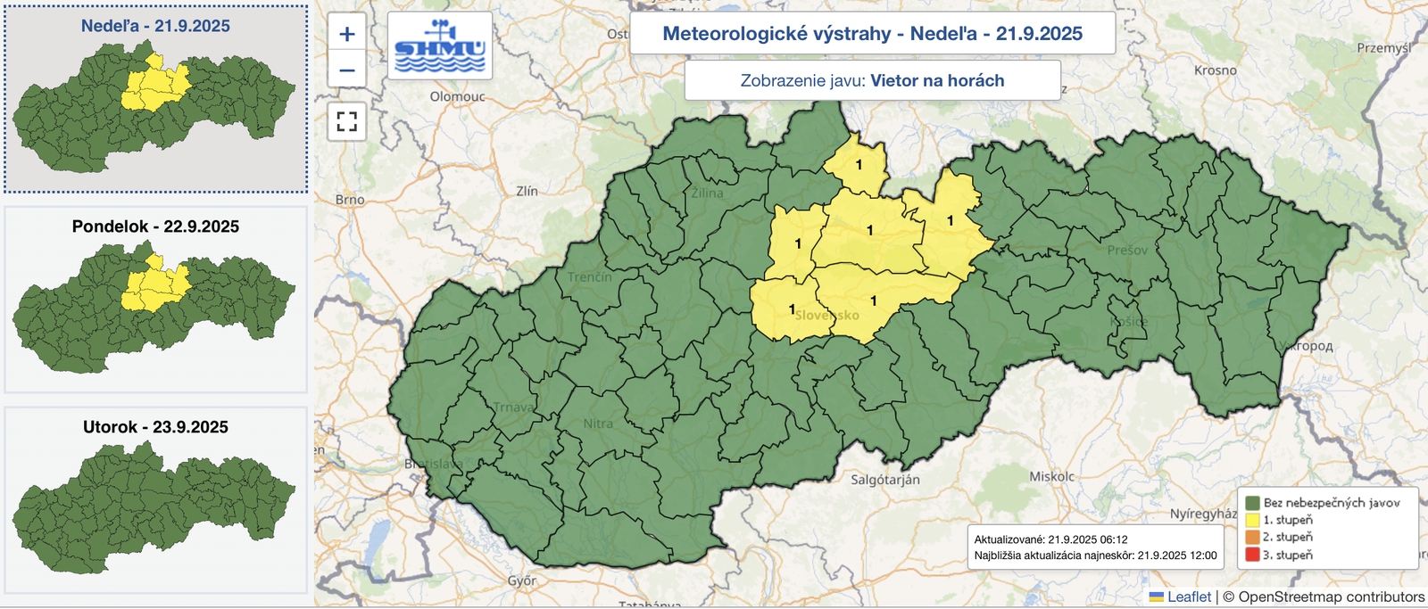 Meteorológovia upozorňujú na silný