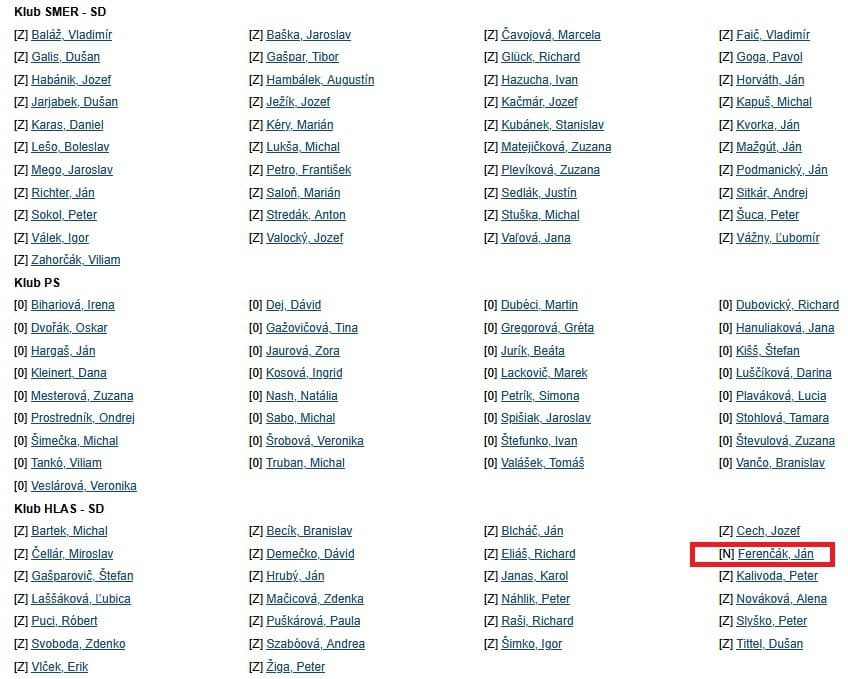 Ferenčák je po vyhnutí