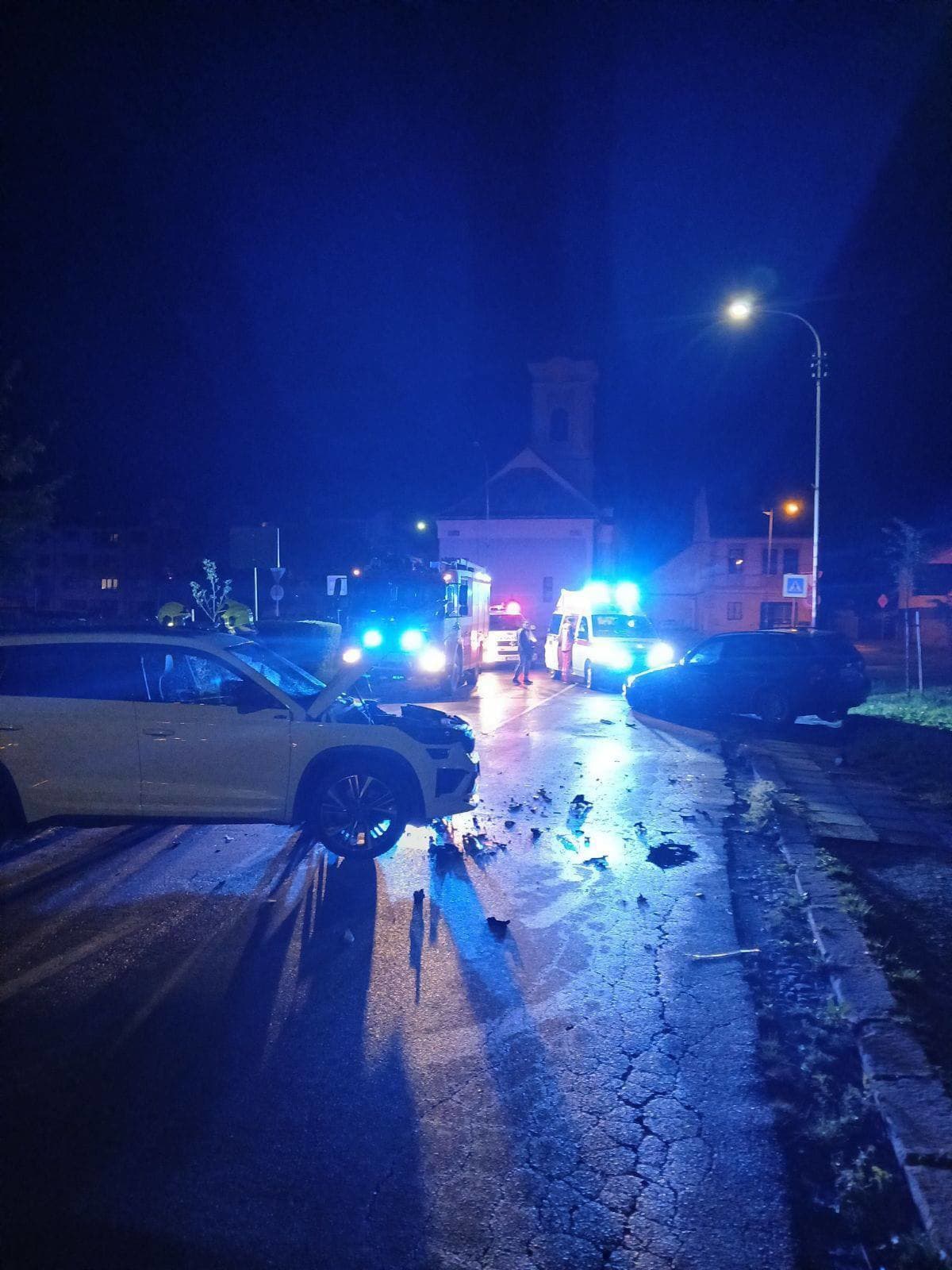 Zrážka dvoch áut v