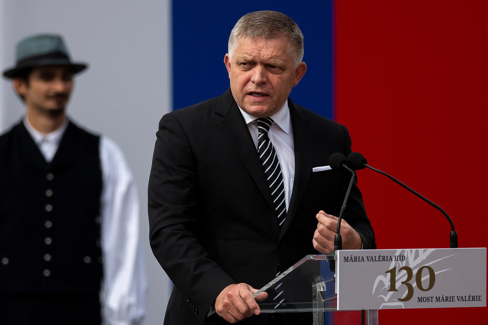 Robert Fico počas príhovoru