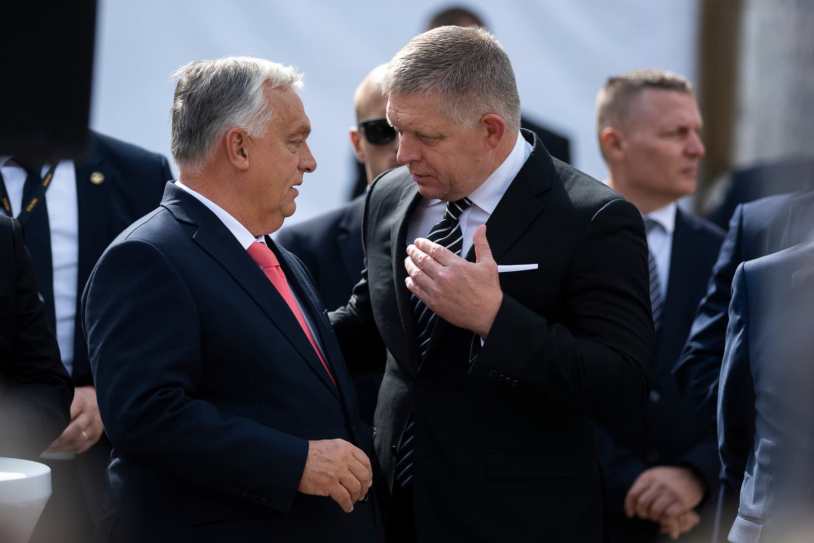 Viktor Orbán a Robert Fico sa stretli v Ostrihome