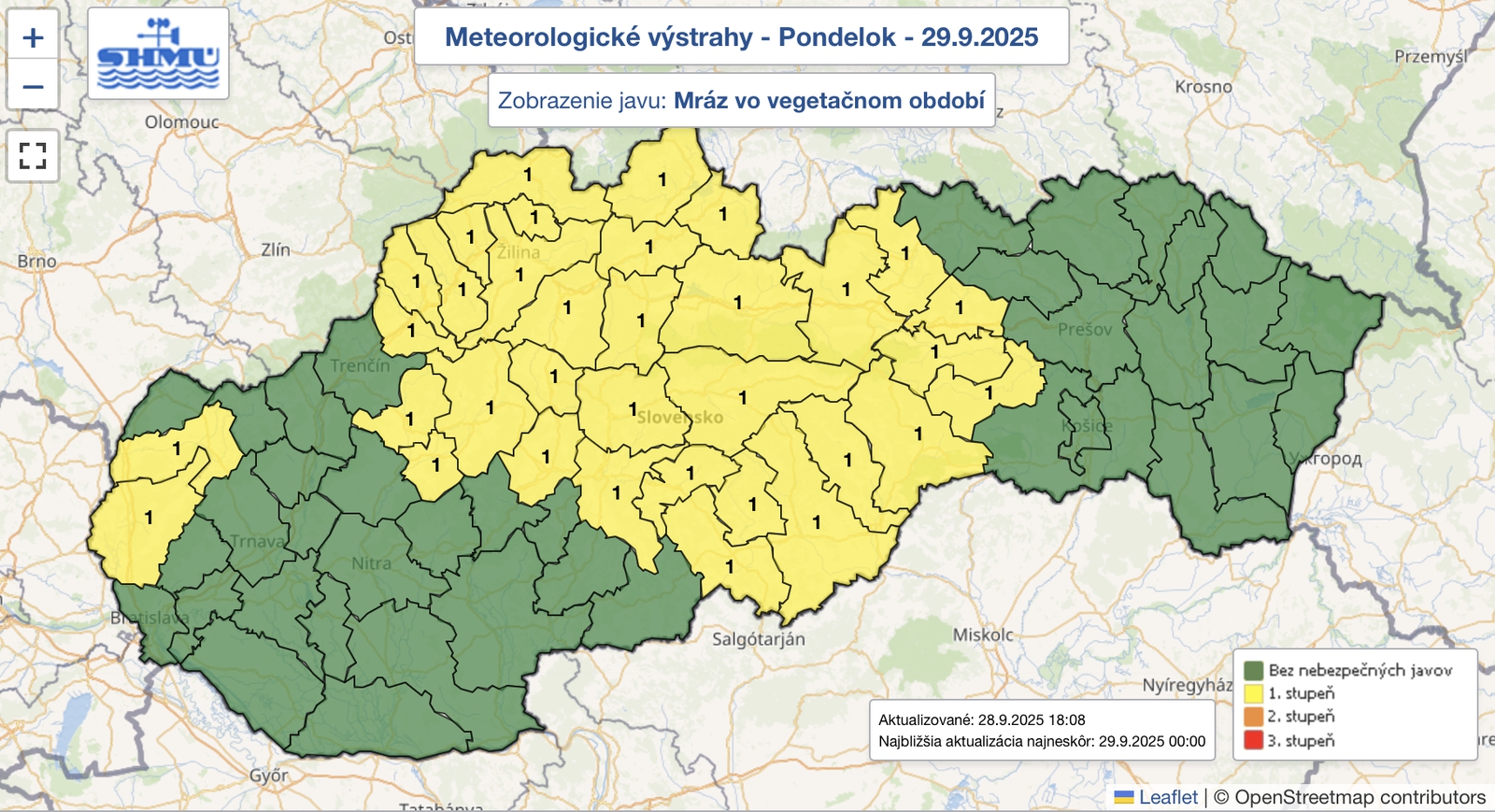 Vo viacerých okresoch treba