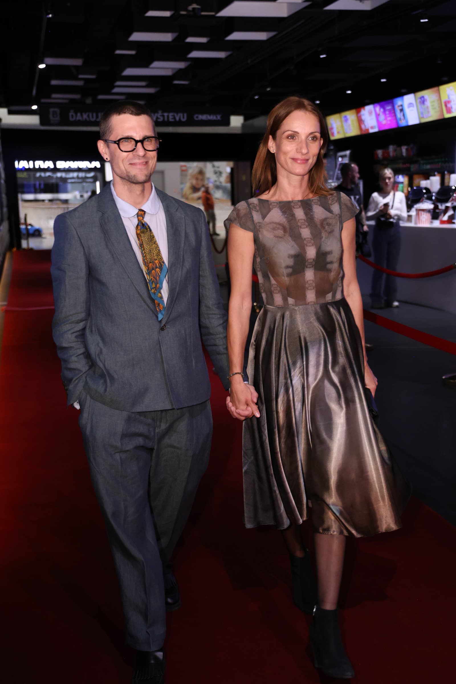 Premiéra filmu Franz. Na snímke Zuzana Kanócz, Juraj Loj