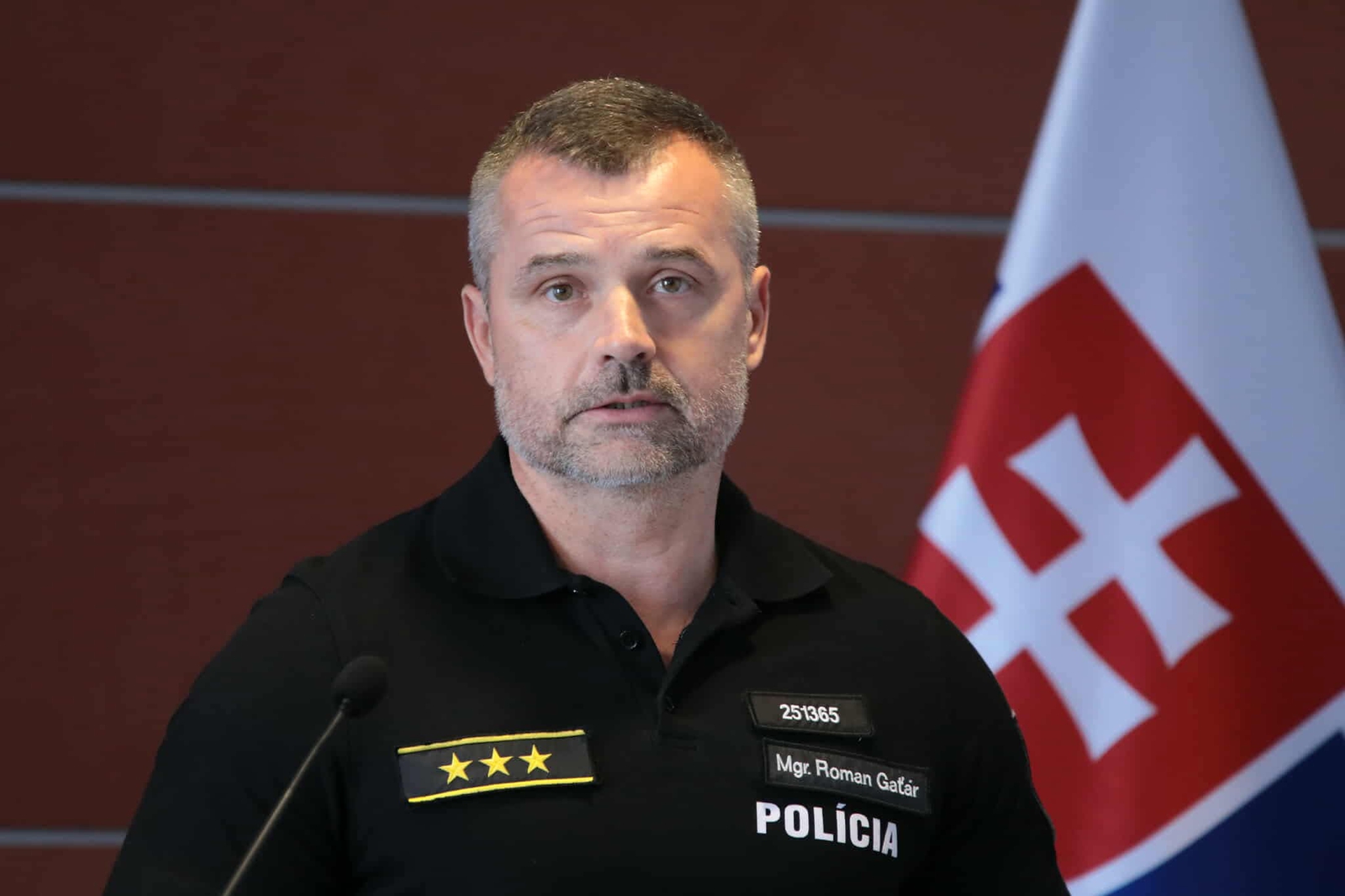 1. viceprezident Policajného zboru Roman Gaťár