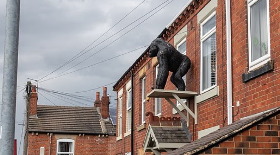 Obrovská gorila na dome rozdelila susedov a úrad!