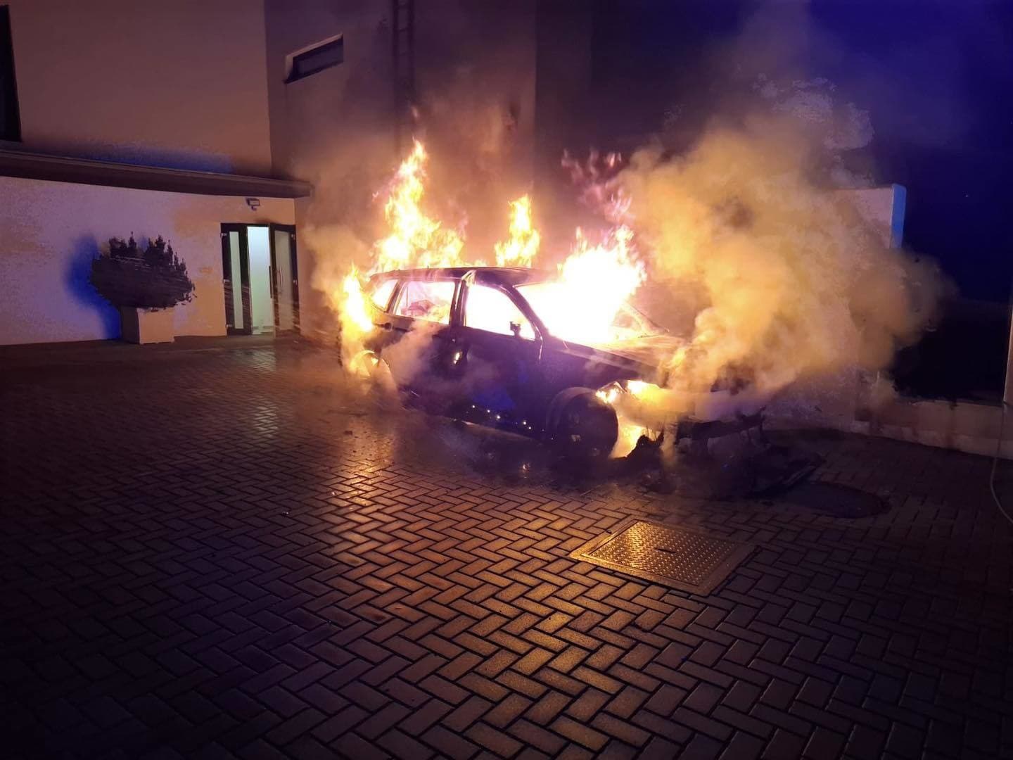 Úmyselný požiar v Rovinke