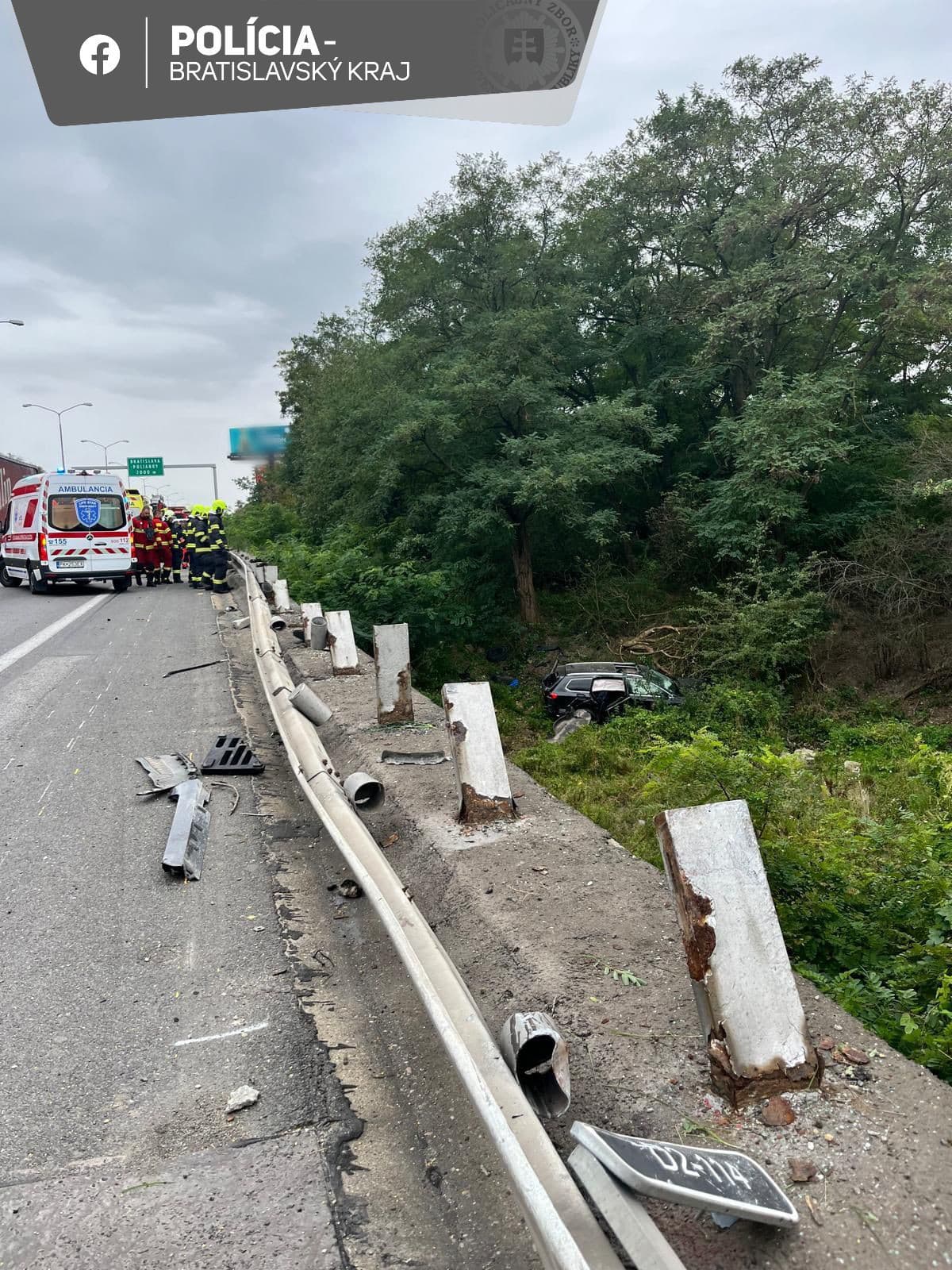 Vážna nehoda na úseku