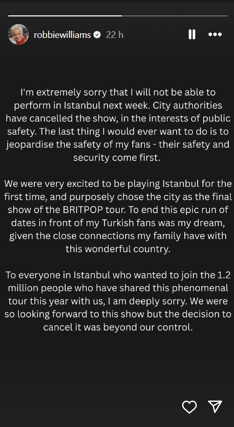 Koncert Robbieho Williamsa v