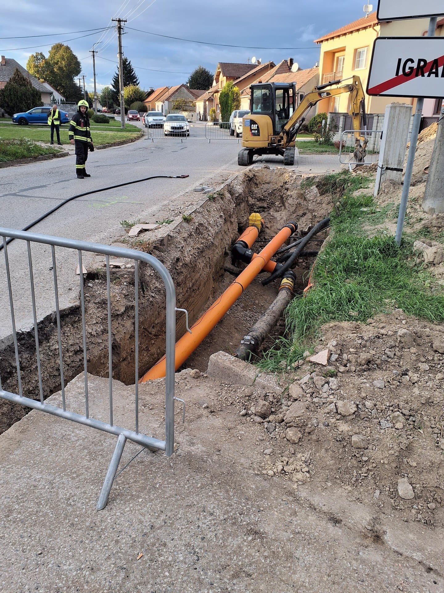 Hasiči zasahovali pri úniku plynu v obci Igram