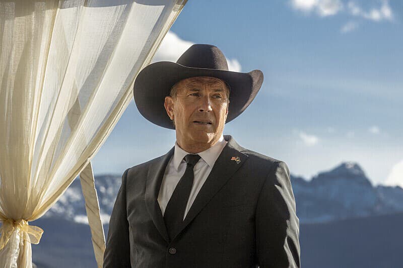 Kevin Costner vo filme Yellowstone