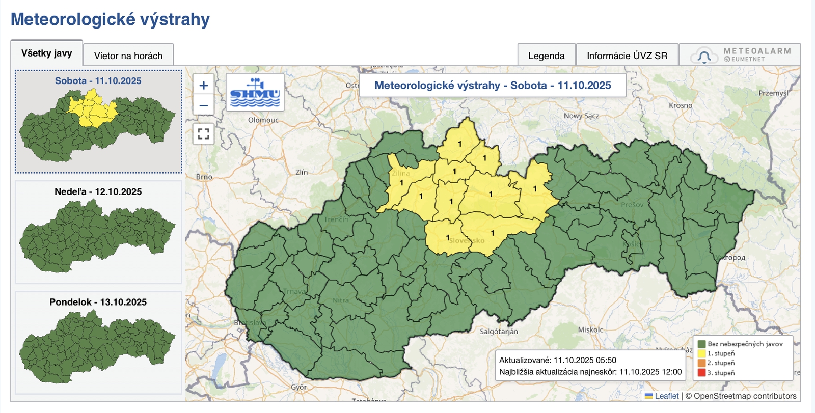 So silnejším vetrom na