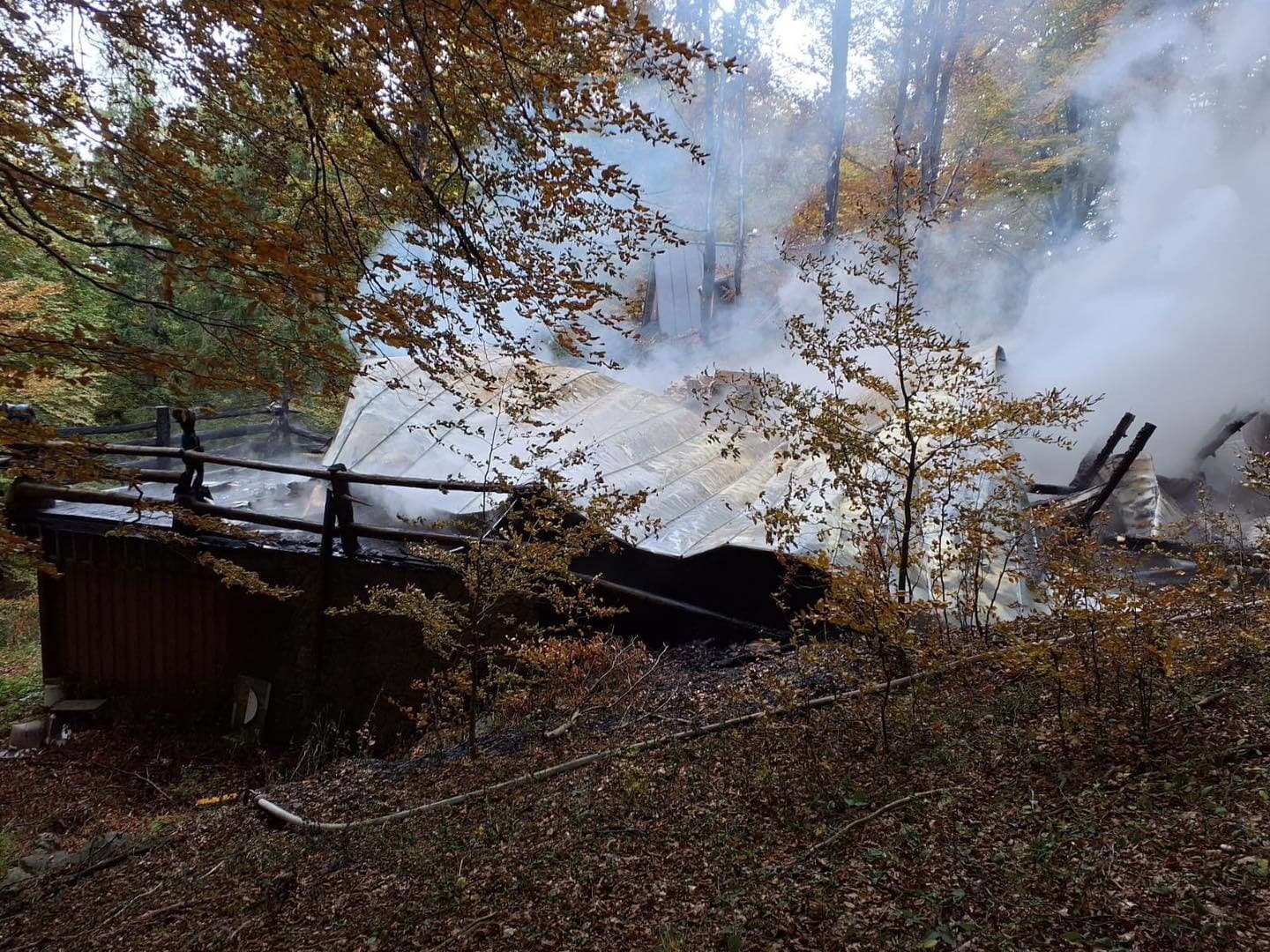 Horela chata v Oščadnici!