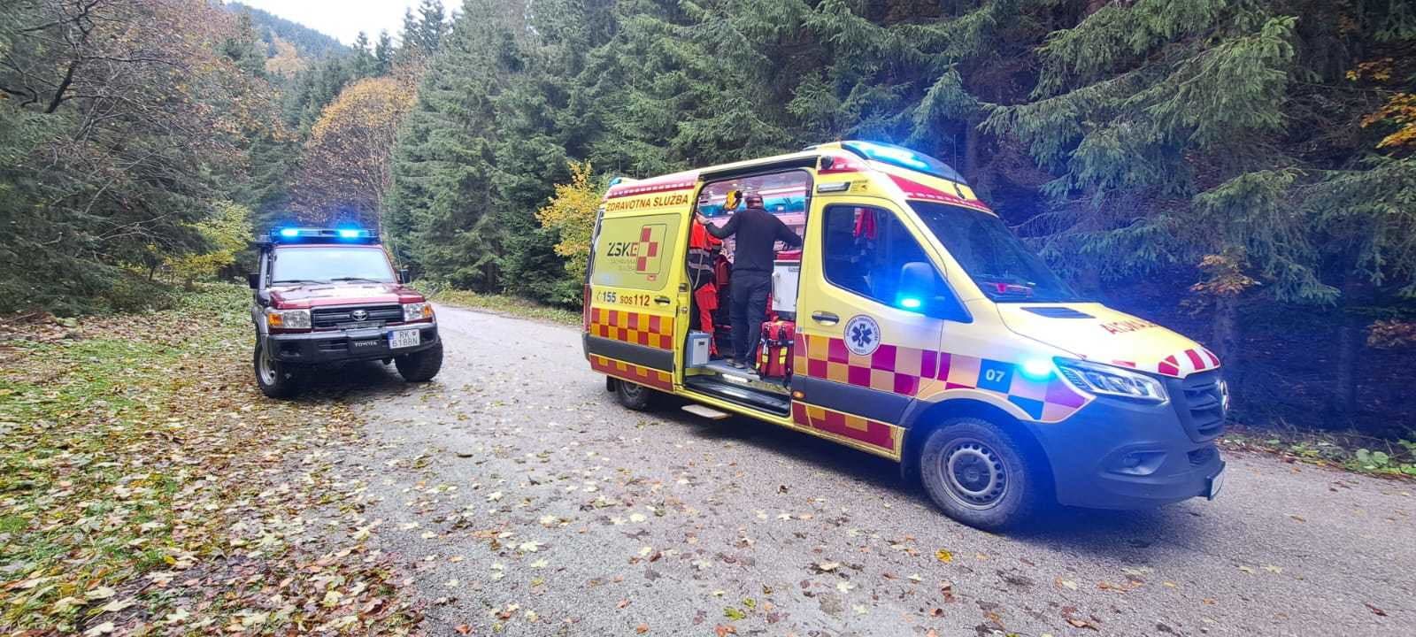 Pád zo schodov na Martinských holiach.