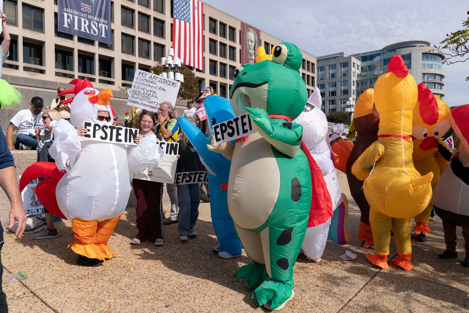 Na protestoch proti Trumpovi