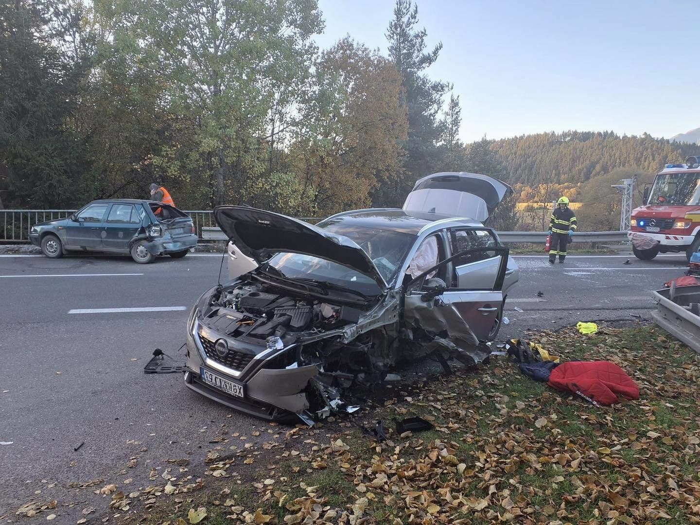 Hromadná nehoda na Liptove: