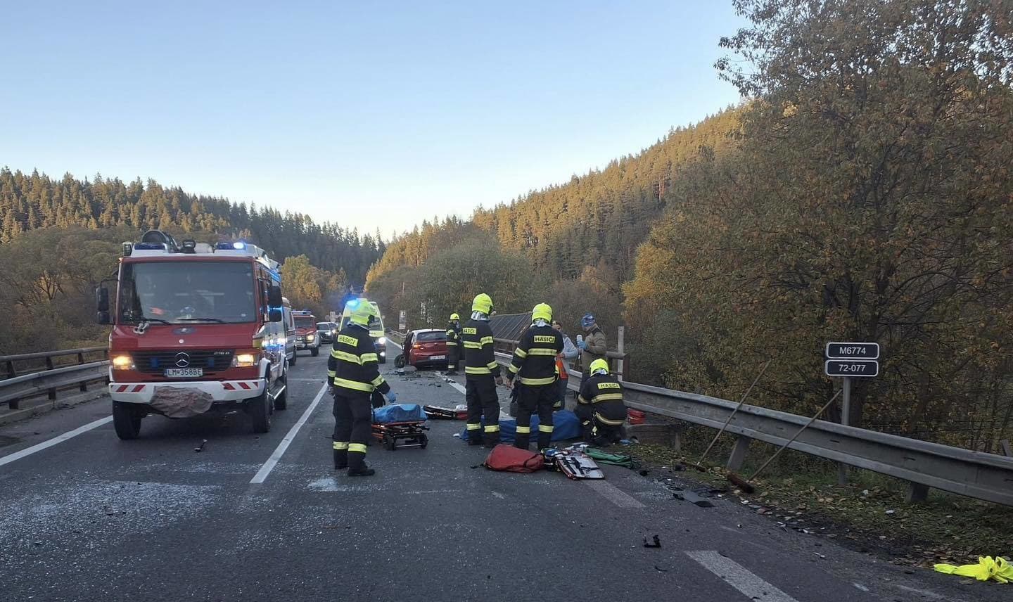 Hromadná nehoda na Liptove: