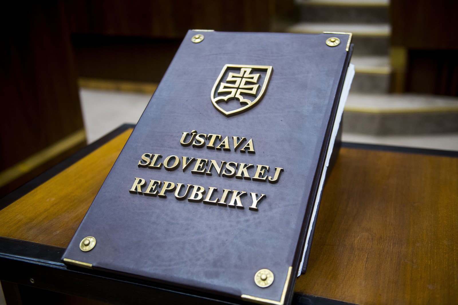 Na snímke Ústava Slovenskej republiky