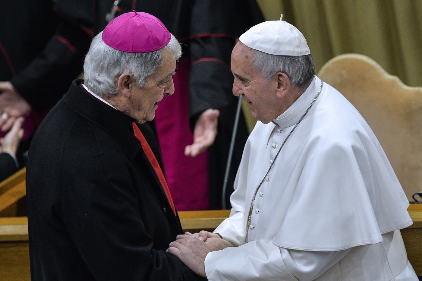 Edoardo Menichelli s pápežom Františkom