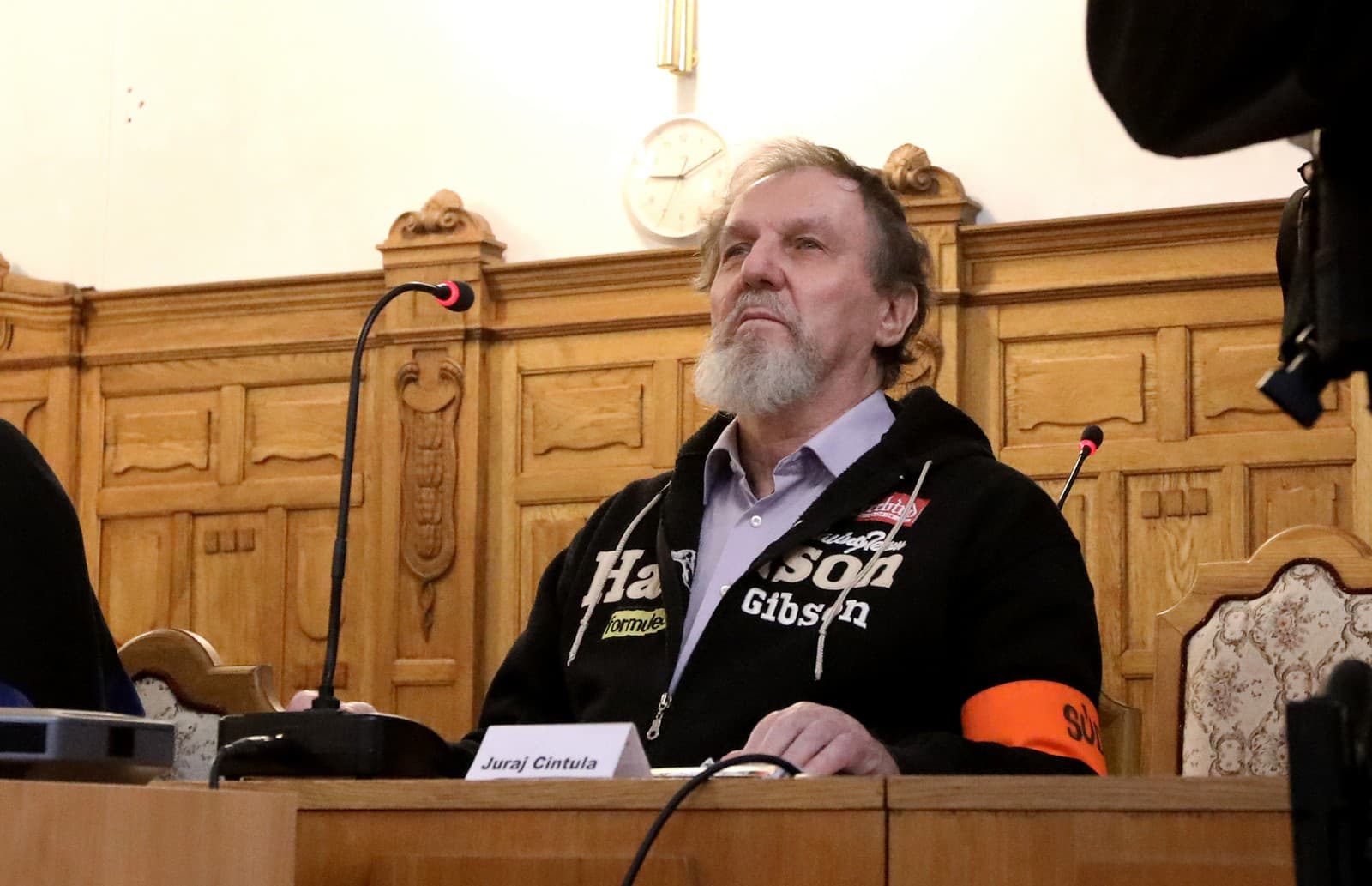 Juraj Cintula v súdnej sieni Špecializovaného trestného súdu