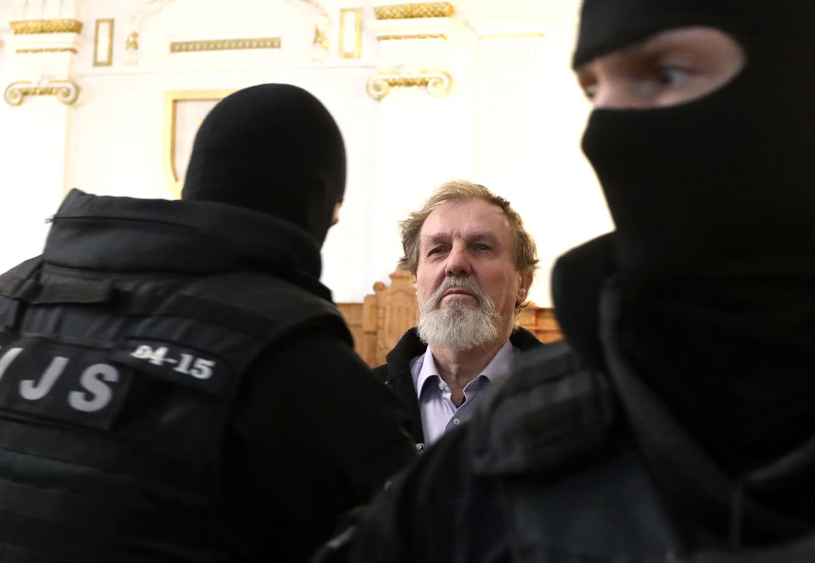 Juraj Cintula v súdnej sieni Špecializovaného trestného súdu