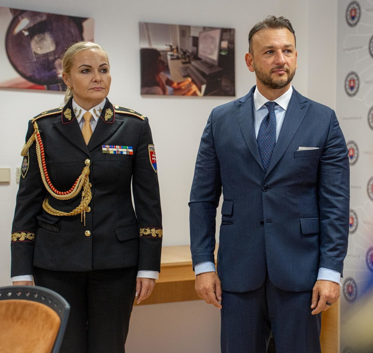 Jana Maškarová (vľavo) a Matúš Šutaj Eštok (vpravo)