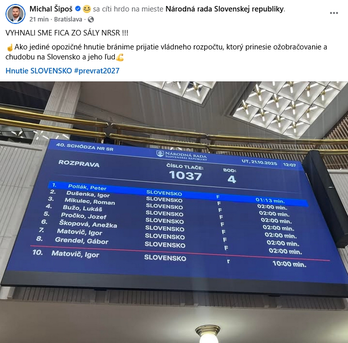 Parlament dal bodku za