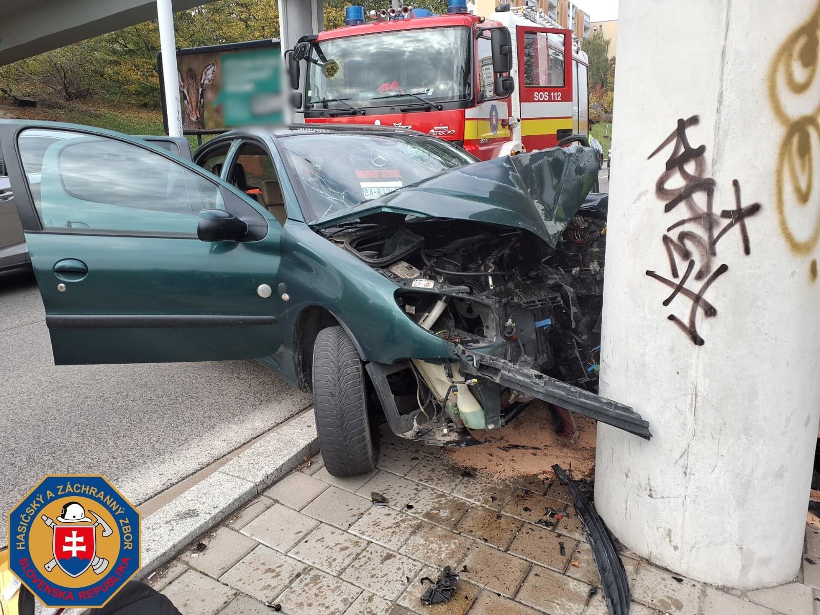 Vodič autom narazil do