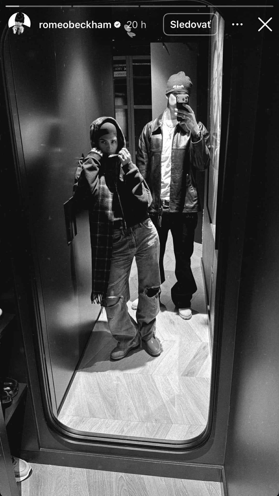 Romeo Beckham, Kim Turnbull