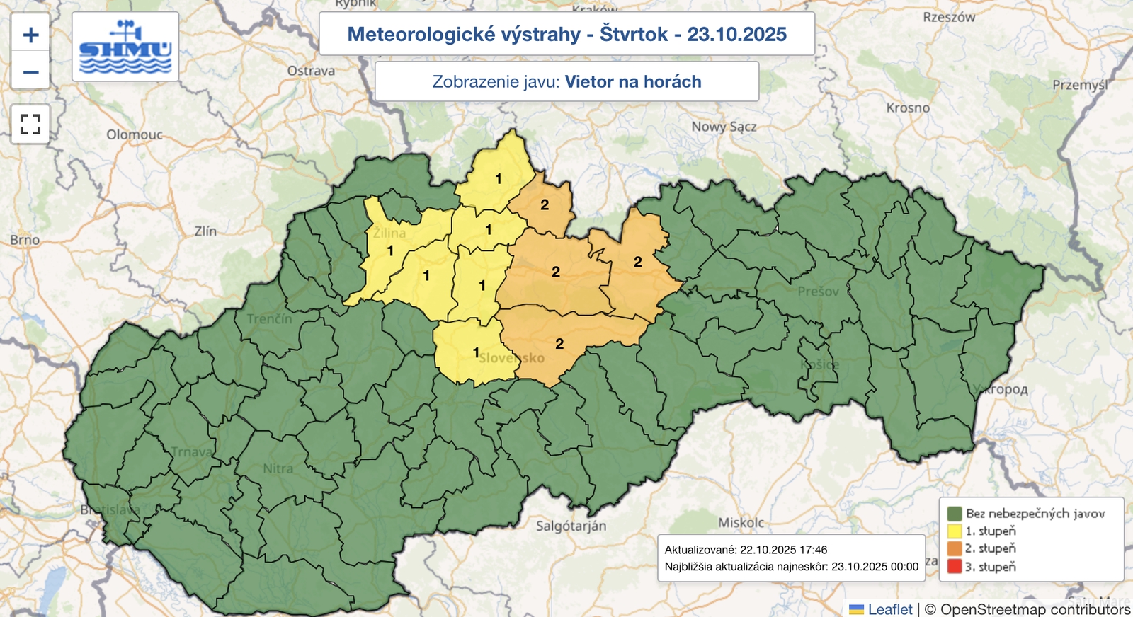 Vo štvrtok treba na