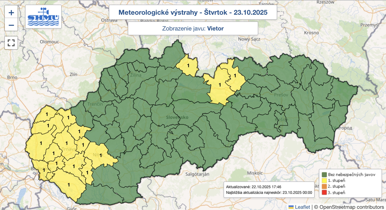 Vo štvrtok treba na