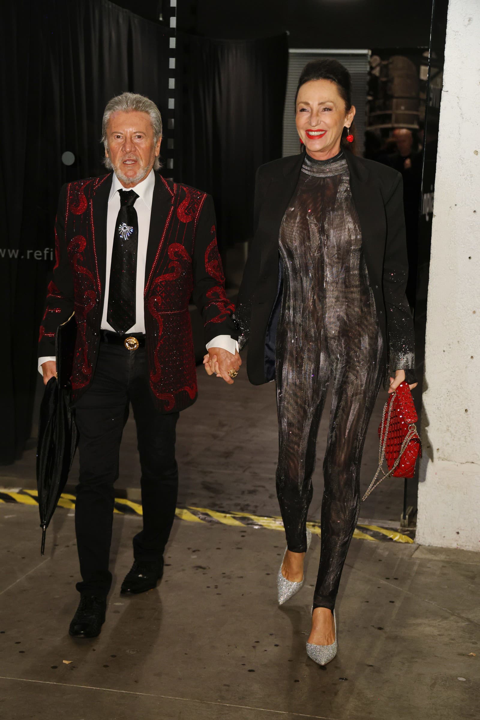 Bratislavské módne dni. Na snímke Sisa Lelkes Sklovská s manželom